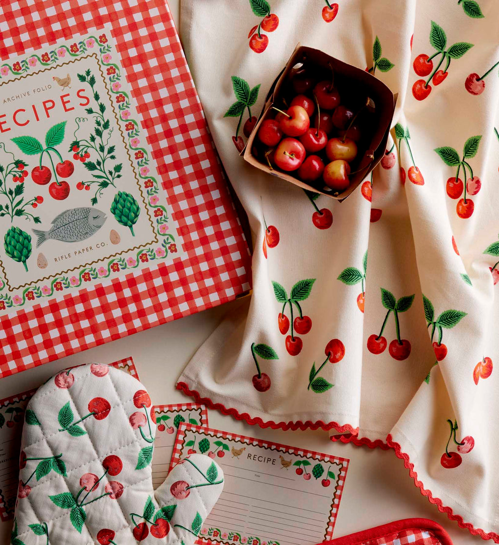 Tea Towel - Cherries image 2