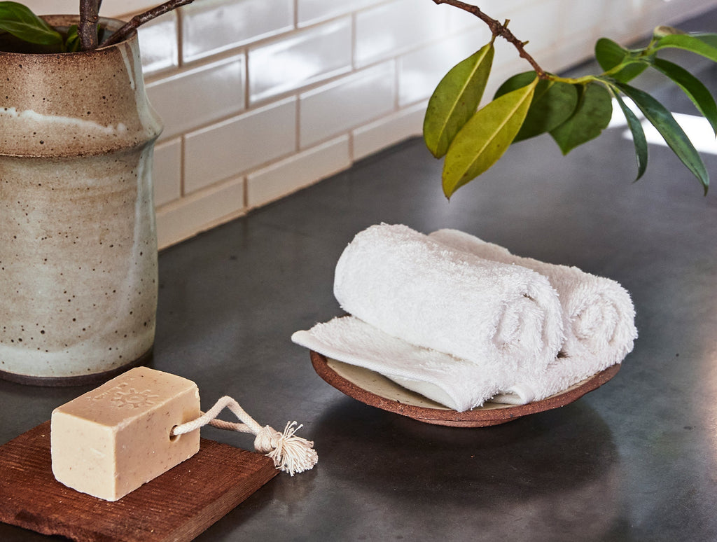 Bath Linen, Cloud Loom Organic Towels for Home Bathrooms and Everyday Care, 5 Size Options image 2