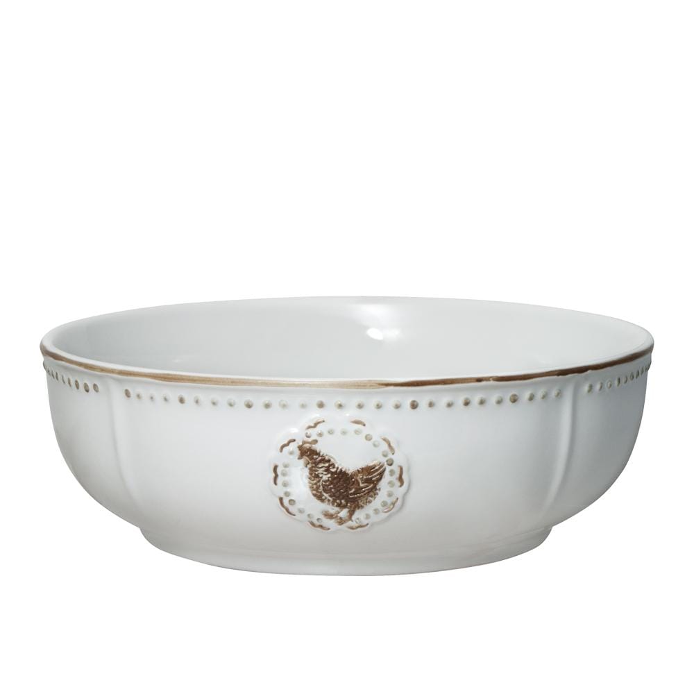 Dinnerware, Farmhouse Hen Vegetable Bowl, Dishwasher-Safe Care for Family Dining, Serving and Entertaining image 2