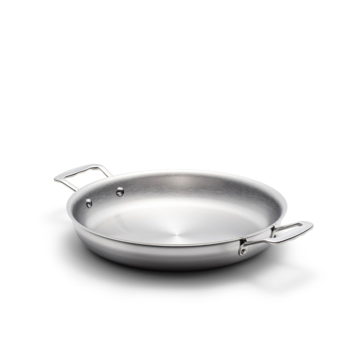 Stainless Steel Fry Pan, 11.5 Inch with Short Handles, Stainless Steel Construction for Stovetop Cooking, Family Meals and Daily Kitchen Use image 2