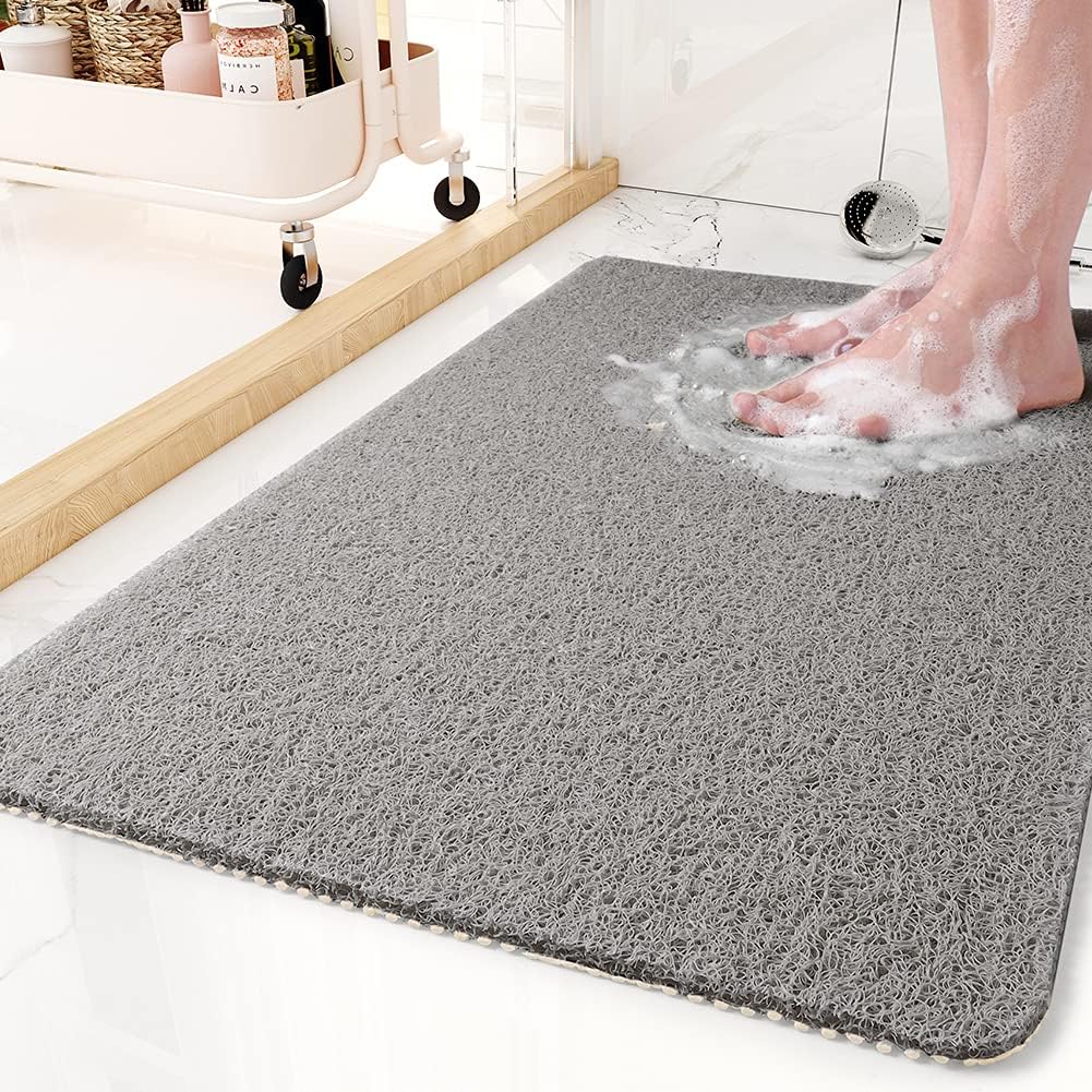 Teak Shower Mat, Safe Non Slip & Soft On Feet, Non-Slip Design for Bath Floors, Shower Areas and Everyday Bathroom Use, 4 Sizes and 3 Colors image 2