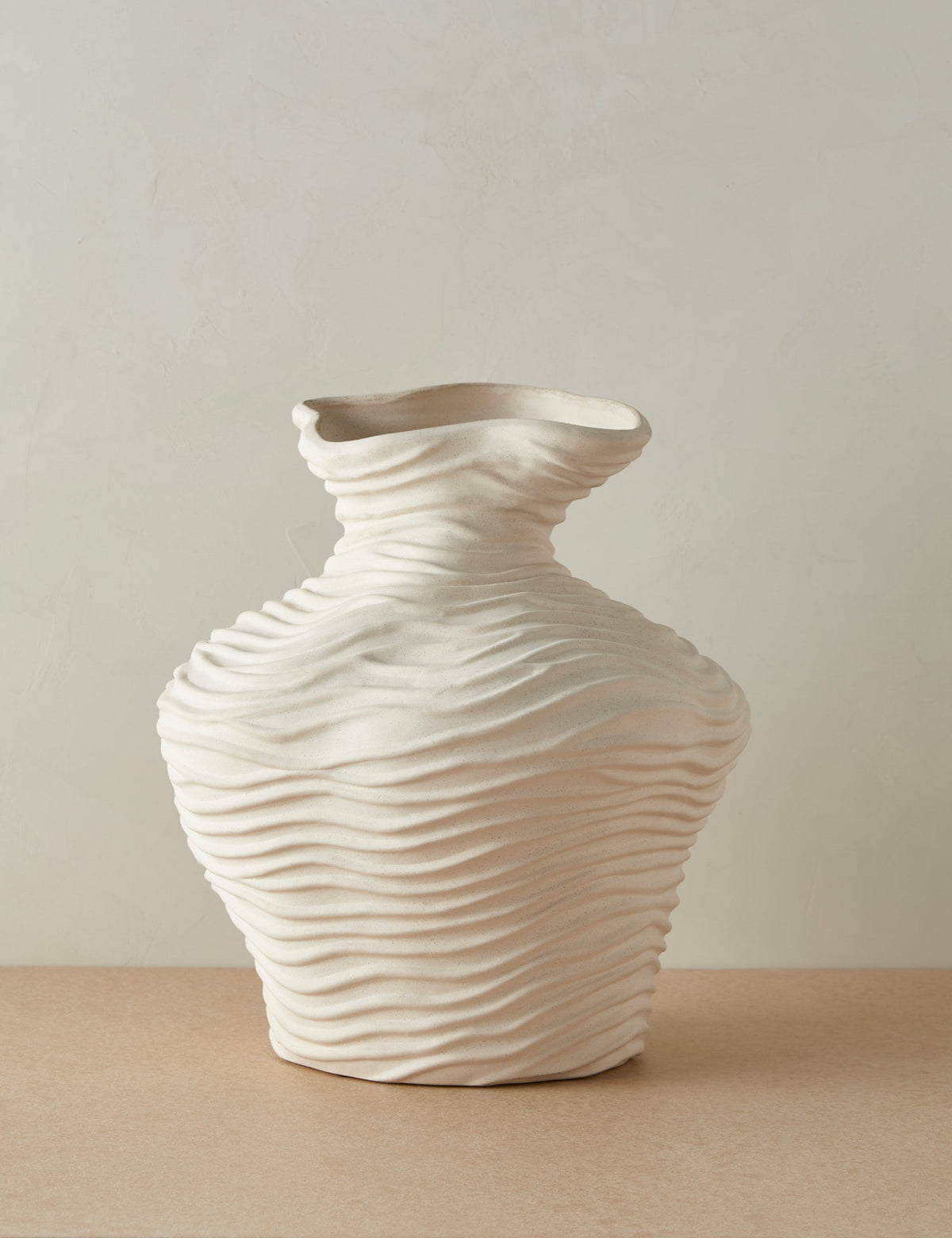 Decorative Vase, Wrinkle for Flowers, Shelves and Living Spaces, 2 Style Options, Designed for Tabletop Arrangements and Home Decor image 2