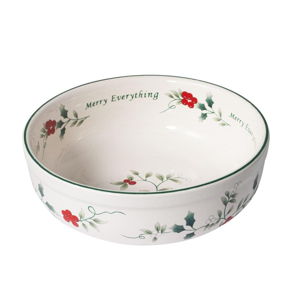 Dinnerware, Winterberry Merry Everything Candy Bowl, Dishwasher-Safe Care for Everyday Meals and Table Settings image 2