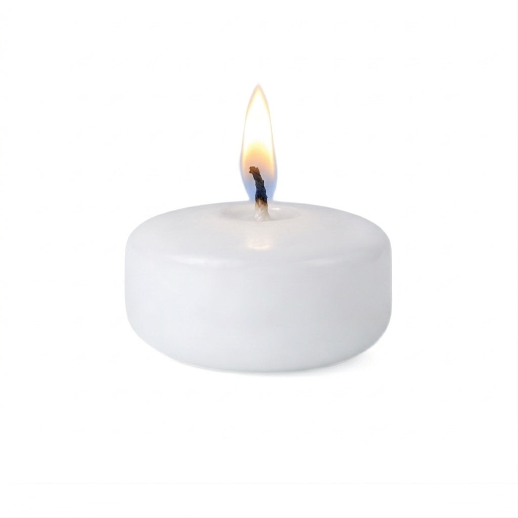 Decorative Candle, Richland Floating 2" White Set of 144 for Living Rooms, Bedrooms and Relaxing Evenings image 2
