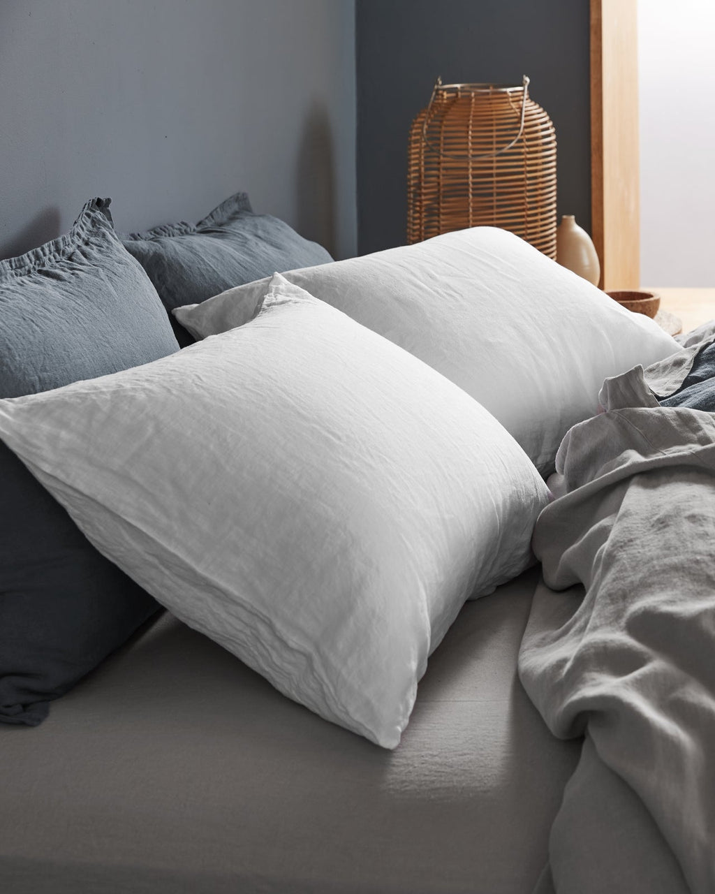 Pillowcase Set, Linen (White) for Guest Rooms and Daily Bedroom Comfort, 2 Size Options, Designed for Everyday Bedding and Bedroom Refreshes image 2