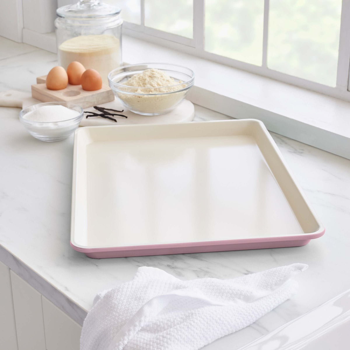 Baking Sheet, GreenLife Ceramic Nonstick 18" x 13" Cookie for Sheet Pan Meals, Pastries and Home Baking image 2