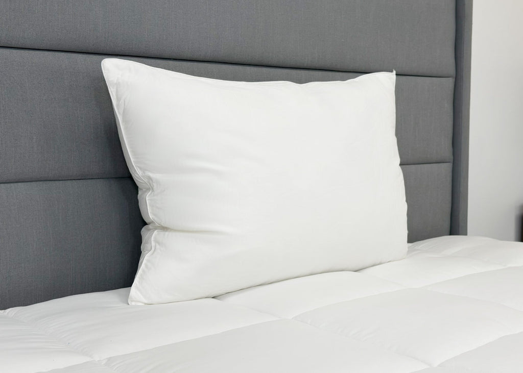 Bed Pillow, "Ultra Down" Polyester Firm, Machine-Washable Care, Hypoallergenic Comfort for Everyday Sleep and Guest Room Bedding image 2