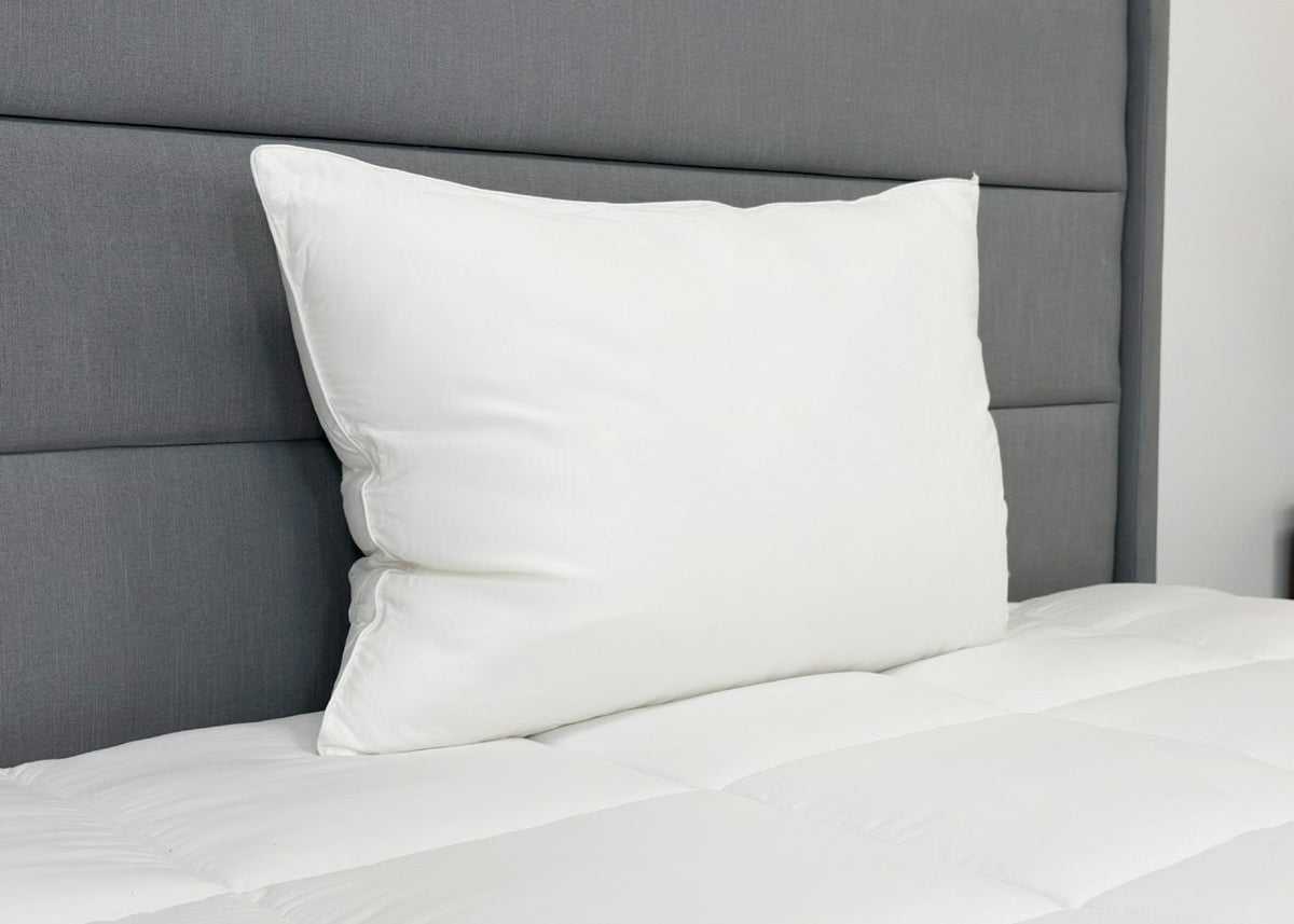 Bed Pillow, "Ultra Down" Polyester Firm, Machine-Washable Care, Hypoallergenic Comfort for Everyday Sleep and Guest Room Bedding image 2