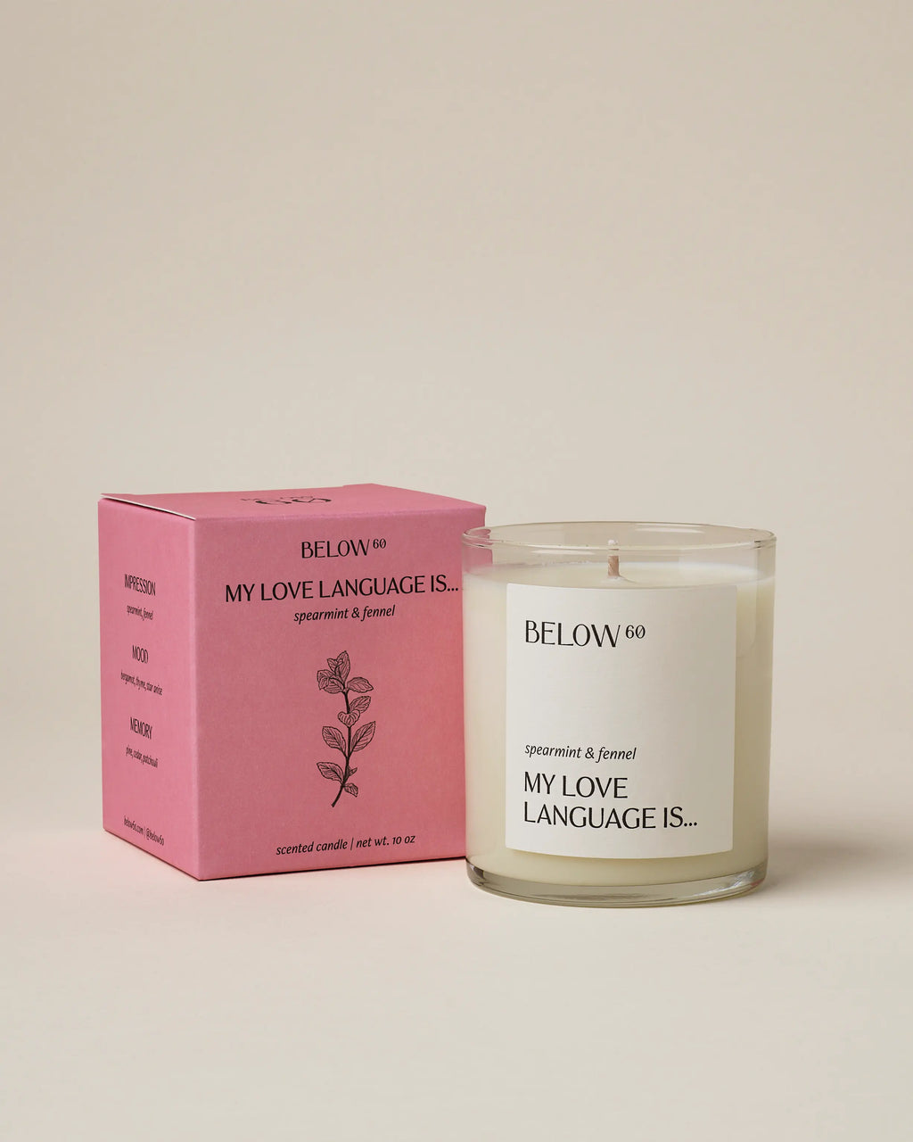 Decorative Candle, My Love Language Is... for Living Rooms, Bedrooms and Relaxing Evenings image 2