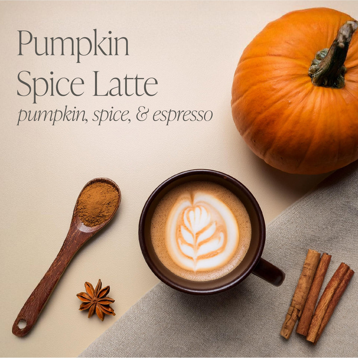 Decorative Candle, Pumpkin Spice Latte 16 oz for Living Rooms, Bedrooms and Relaxing Evenings image 2