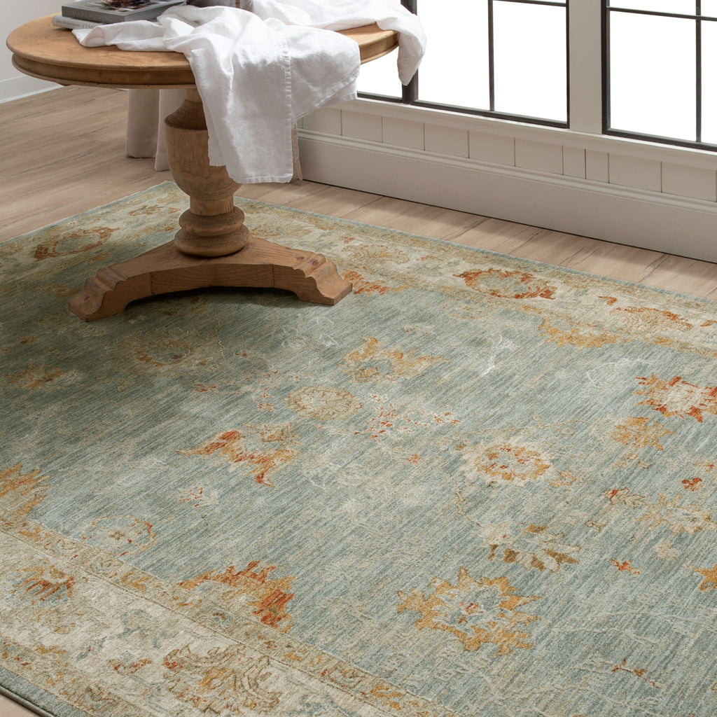 Area Rug, Adalia Amasya Blue for Living Rooms, Bedrooms and Entryways, 7 Size Options, Designed for Hallways, Dining Spaces and Home Decor image 2