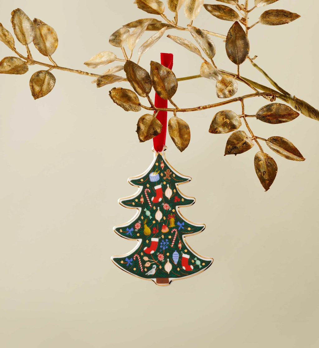 Decorative Ornament, Porcelain Holiday Tree for Holiday Displays, Seasonal Decorating and Decorative Home Accents image 2