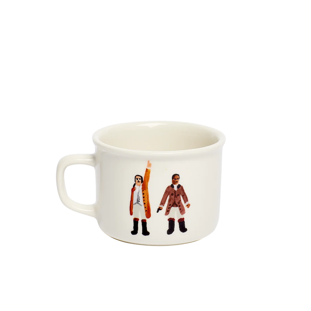 Coffee Mug, HAMILTON TALK LESS SMILE MORE (7.7OZ) for Kitchen Tables, Workspaces and Daily Hydration image 2