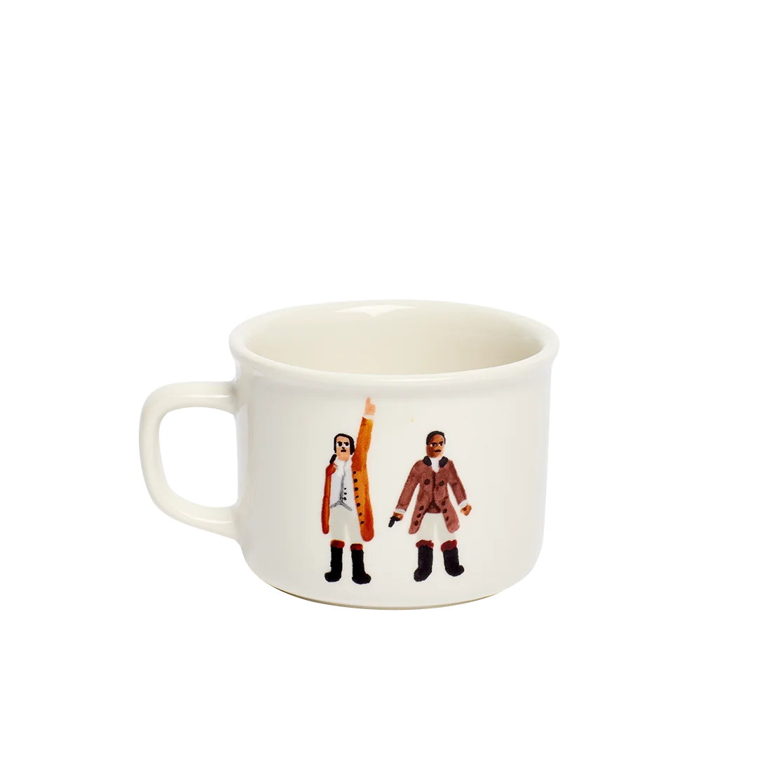 Coffee Mug, HAMILTON TALK LESS SMILE MORE (7.7OZ) for Kitchen Tables, Workspaces and Daily Hydration image 2
