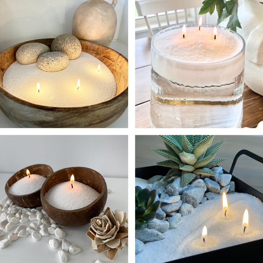 Decorative Candle, Refill Scented White for Entryways, Mantels and Everyday Home Ambience, 11 Scent Options image 2