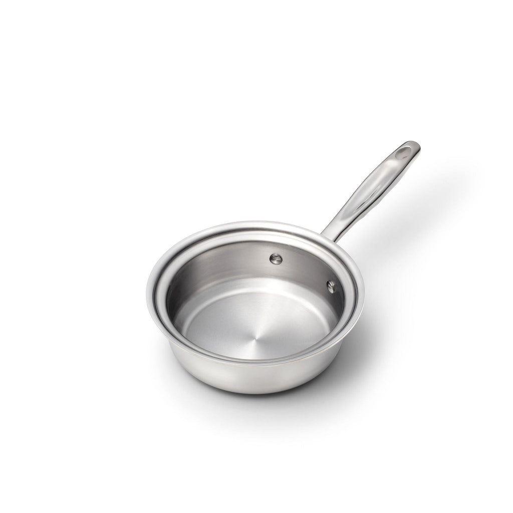 Stainless Steel Saucepan, 1 Quart with Cover, Stainless Steel Construction for Sauces, Grains and Everyday Stovetop Cooking image 2