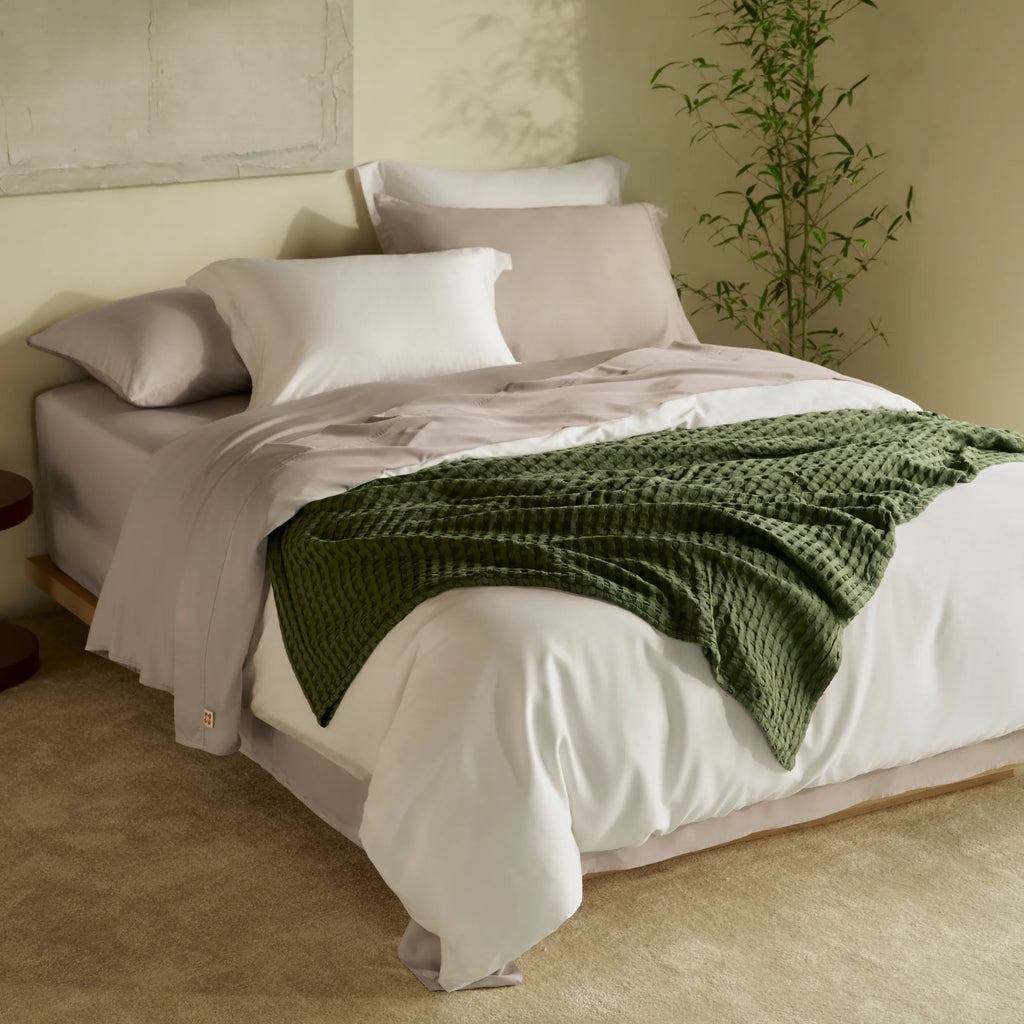 Bed Sheet Set, BareNights Viscose Derived from Bamboo, Breathable Construction for Everyday Bedroom Comfort and Guest Rooms image 2