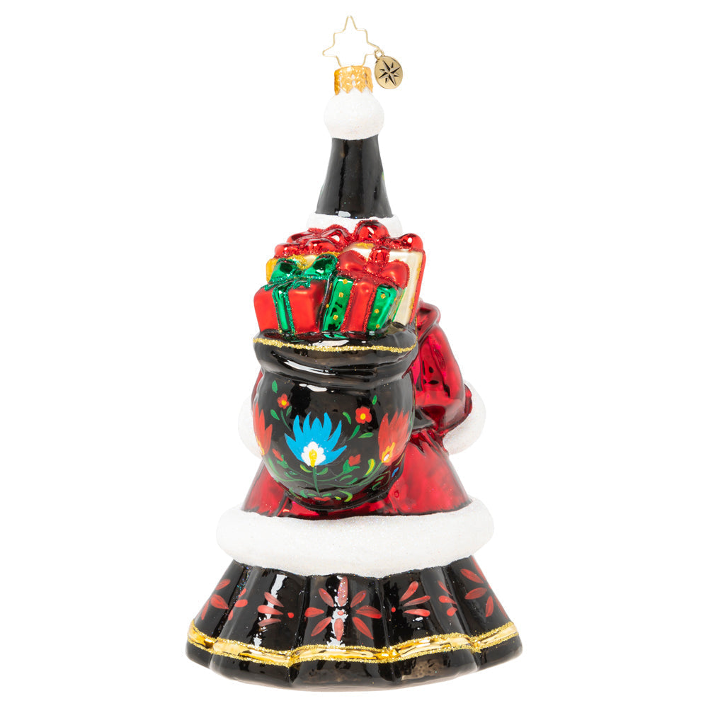 Seasonal Home Decor, Festive Folk Santa for Holiday Displays, Shelves and Festive Rooms, Designed for Everyday Home Use image 2