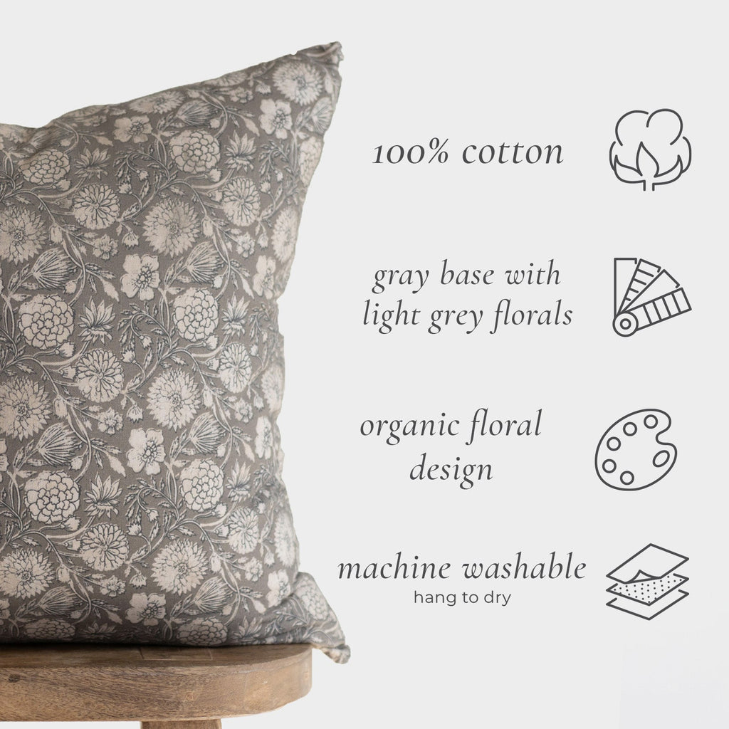 Decorative Pillow Cover Set, Gracie Lumbar 12x20" 12x40", Lightweight Design for Bedroom Styling and Living Room Decor, 2 Size Options image 2