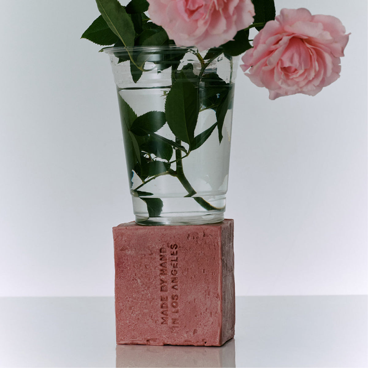 Indoor House Plant, Jasmine Damask Rose Soap Brick for Shelves, Desks and Living Spaces, Designed for Everyday Home Use image 2