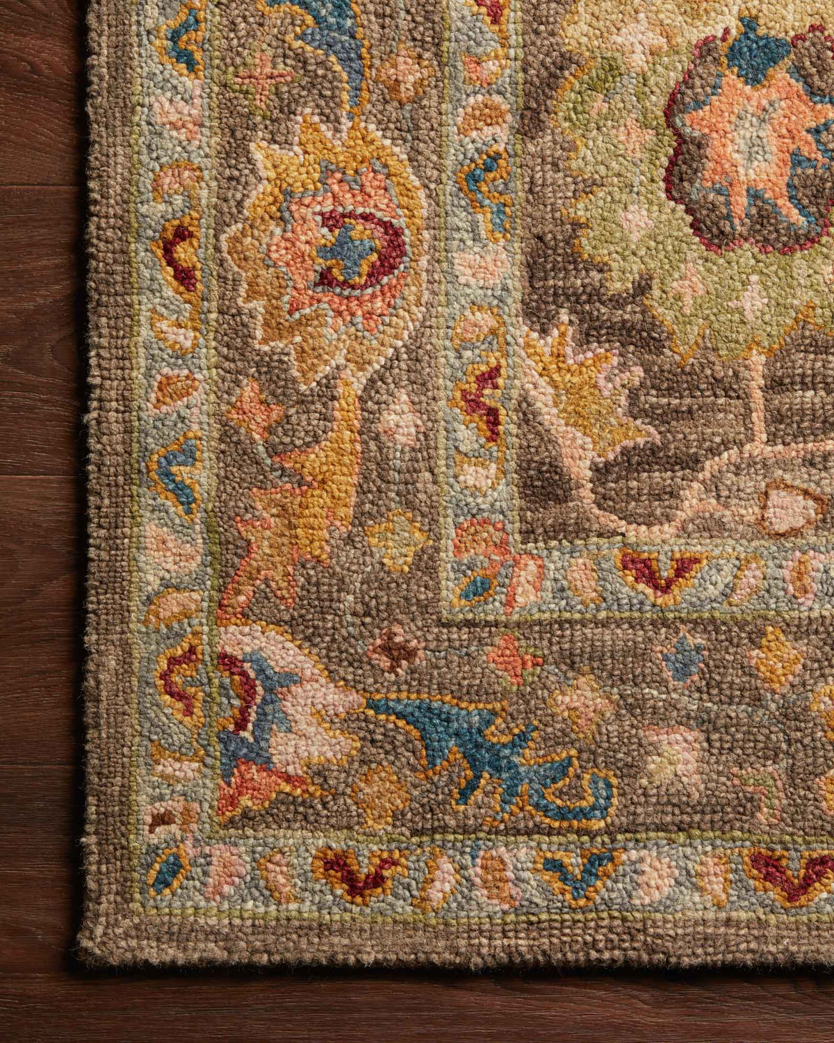 Area Rug, Padma PMA 01 Charcoal Multi for Living Rooms, Bedrooms and Entryways, 12 Size Options image 2