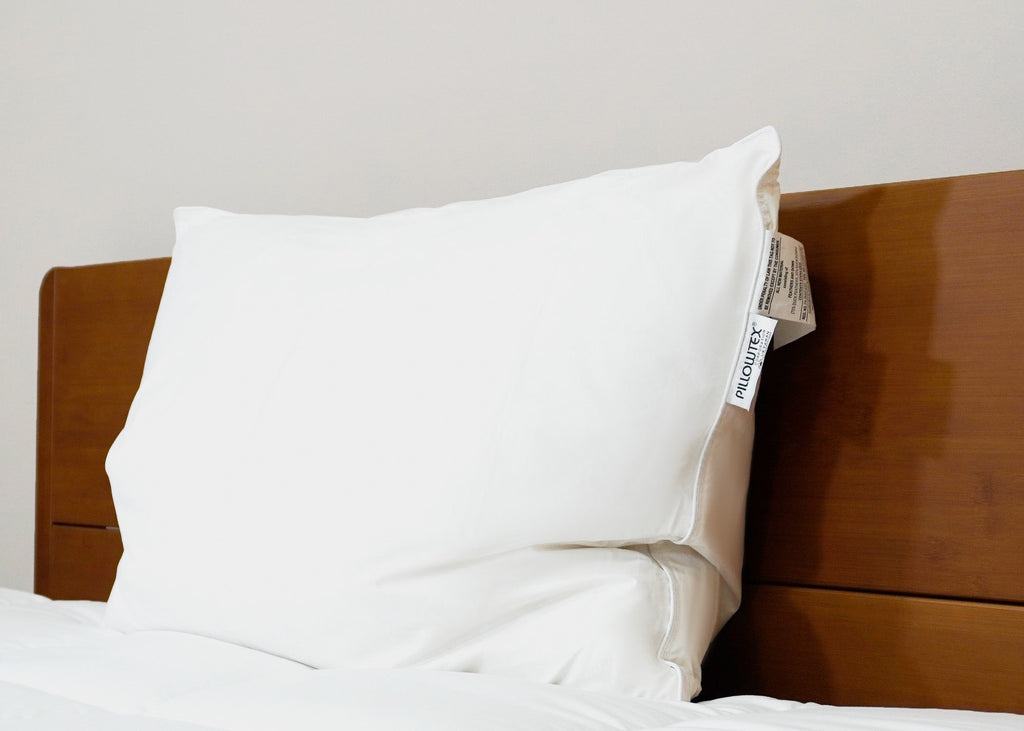 Bed Pillow, White Duck Down & Feather 75% Feather 25% Down, Machine-Washable Care for Sleeping, Reading and Bedroom Comfort, 3 Size Options image 2