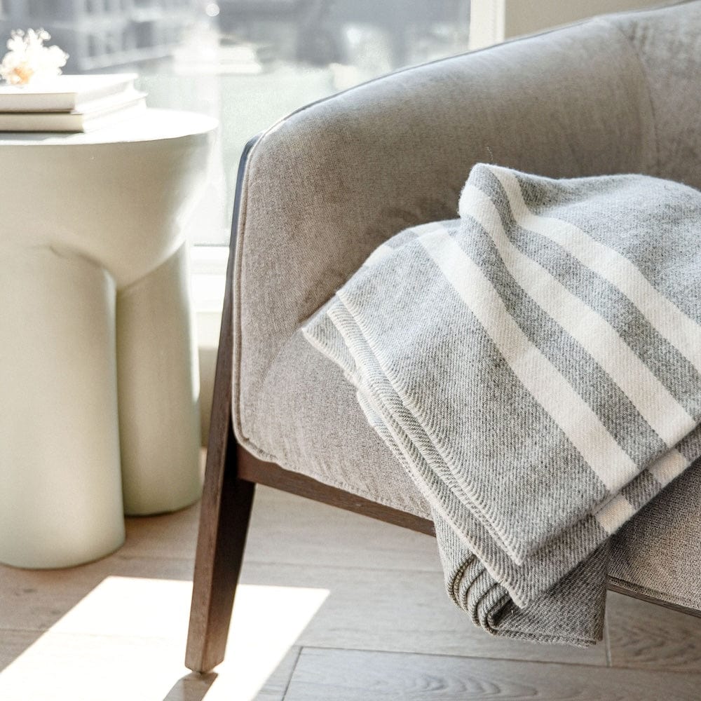 Cozy Throw Blanket, Trapper Wool Gray, Lightweight Design, Hypoallergenic Comfort for Sofas, Beds and Relaxing at Home image 2