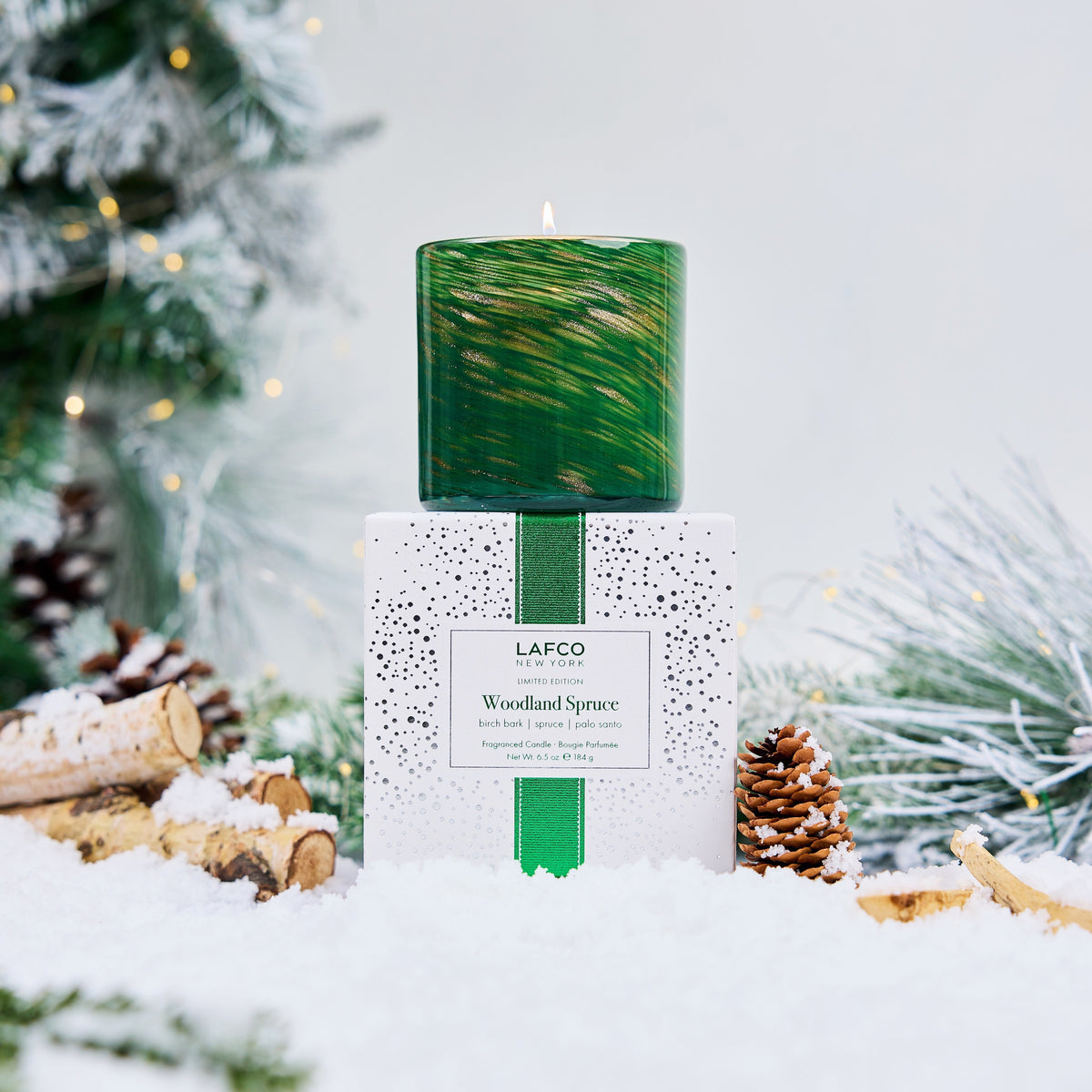 Decorative Candle, Woodland Spruce Classic for Entryways, Mantels and Everyday Home Ambience image 2