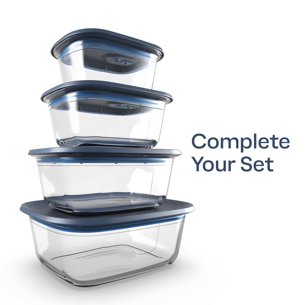 Food Storage Container, Voila Glass Rectangular Large for Lunches, Pantry Storage and Everyday Meals image 2