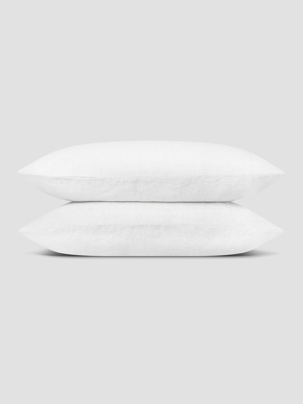 Pillowcase Set, White Linen Blend (Pair), Breathable Construction for Everyday Bedding and Bedroom Refreshes, 2 Size Options image 2