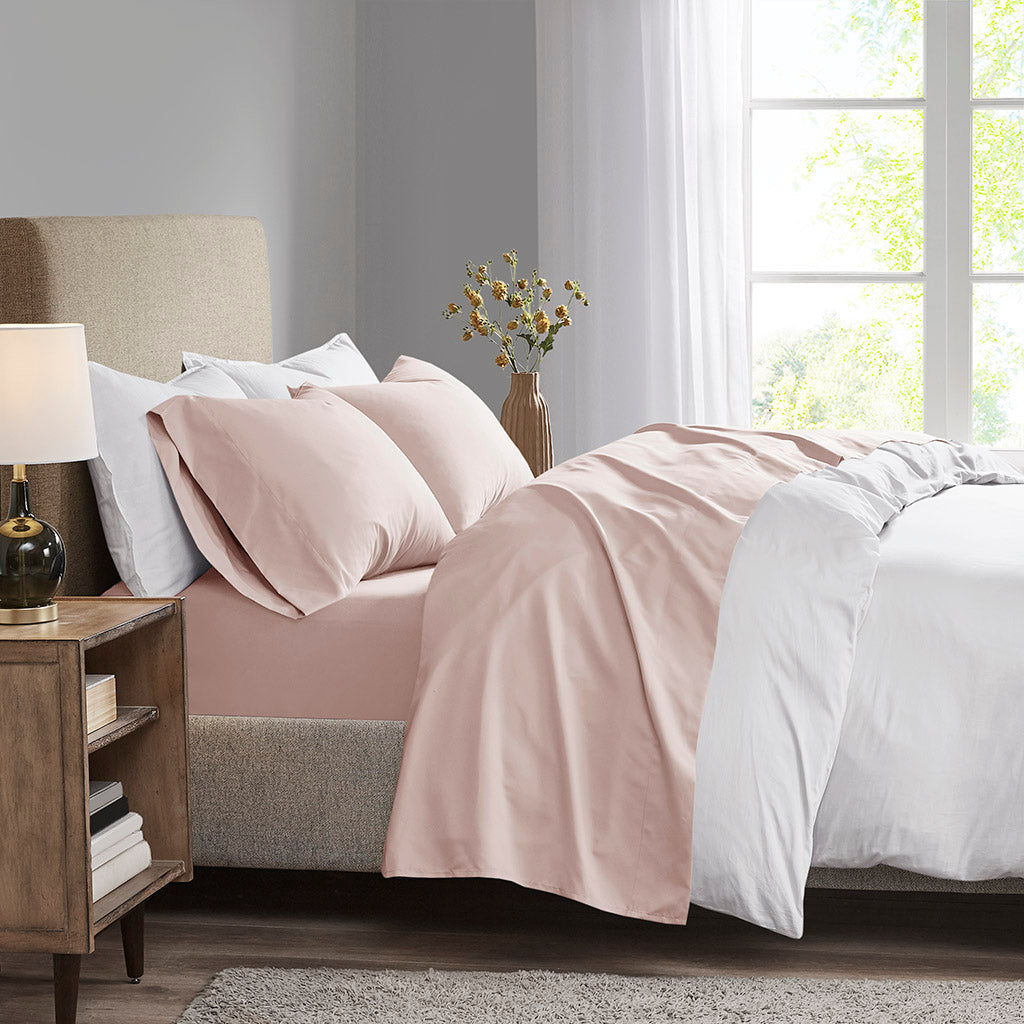 Bed Sheet Set, 3M Microcell Luxurious Brushed Microfiber Deep, Lightweight Design for Master Bedrooms, Guest Beds and Daily Use image 2