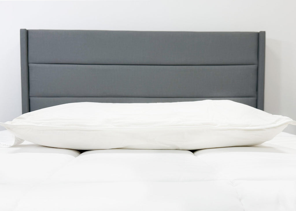 Bed Pillow, High End White Goose Down Soft Support for Sleeping, Reading and Bedroom Comfort, 3 Size Options image 2