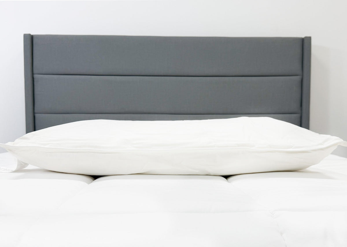 Bed Pillow, High End White Goose Down Soft Support for Sleeping, Reading and Bedroom Comfort, 3 Size Options image 2