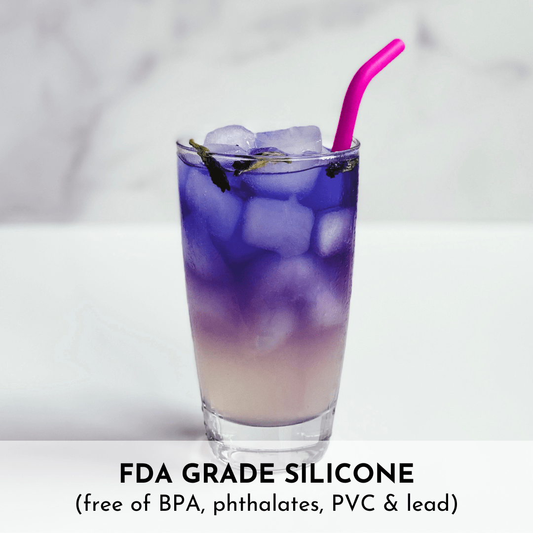 Reusable Straw Kit, Build A Discounted 4 Pack Bundle, Lightweight Design, Silicone Construction for Home, Travel and Reusable Drinkware image 2