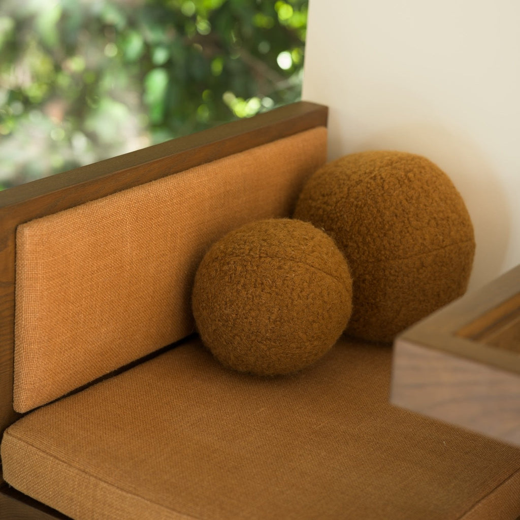 Bed Pillow, Teddy Sphere Copper for Everyday Sleep and Guest Room Bedding, 2 Size Options, Designed for Everyday Home Use image 2
