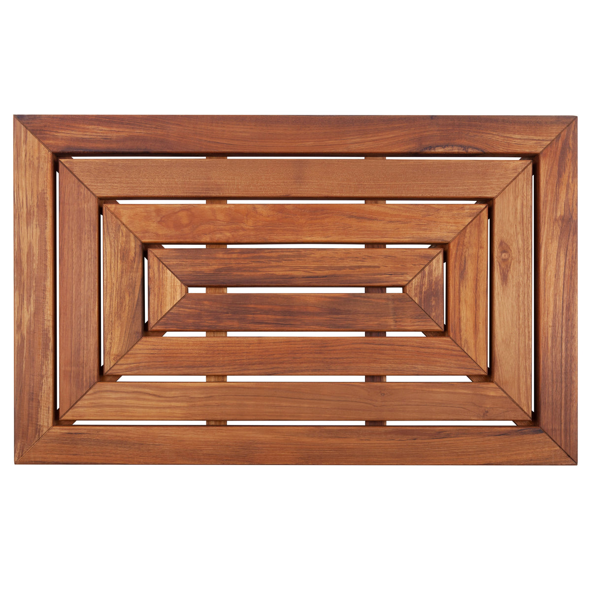 Teak Shower Mat, Aromi Oiled 31.4″ x 19.6″ for Bath Floors, Shower Areas and Everyday Bathroom Use image 2