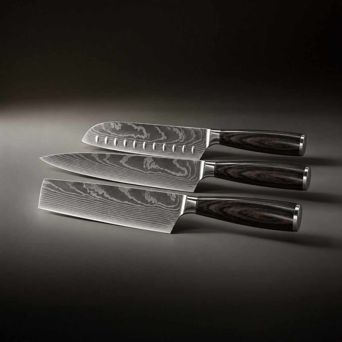 Kitchen Knife Set, Japanese Style Precision Collection 3 Piece for Everyday Meal Prep and Home Kitchens image 2