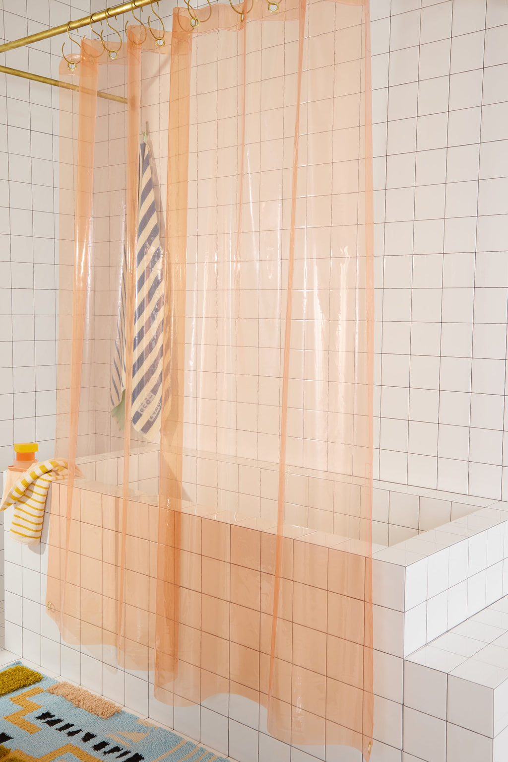 Shower Curtain, Cloud, EVA with 30% Recycled Content, 12 Gauge Material for Bathroom Showers, Privacy Screening and Everyday Decor image 2