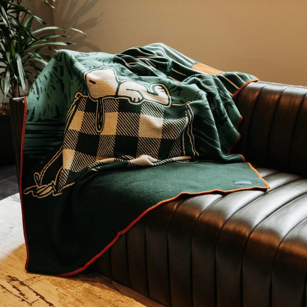Cozy Throw Blanket, Snoopy Camping Wool for Sofas, Beds and Relaxing at Home, Designed for Living Rooms, Bedrooms and Everyday Lounging image 2