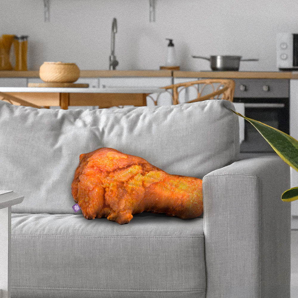 Decorative Throw Pillow, Chicken Wing for Bedroom Styling and Living Room Decor, 4 Size Options image 2