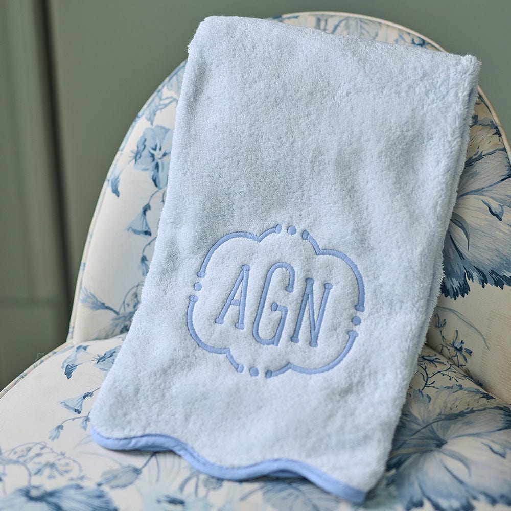 Bath Towel, Scallop for Daily Bathroom Routines and Guest Baths, 8 Color Options, Designed for Home Bathrooms and Everyday Care image 2