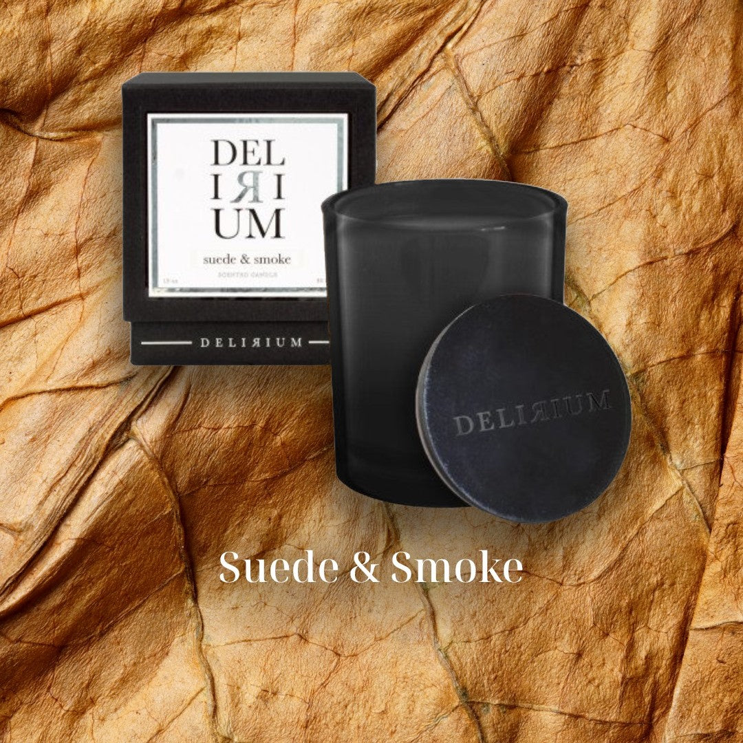Decorative Candle, Suede & Smoke for Entryways, Mantels and Everyday Home Ambience, Designed for Everyday Home Use image 2
