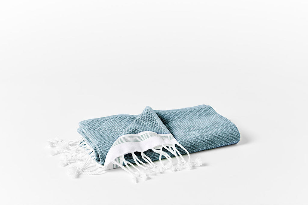 Bath Linen, Mediterranean Organic Towels, Lightweight Design for Daily Bathroom Routines and Guest Baths, 5 Size Options image 2