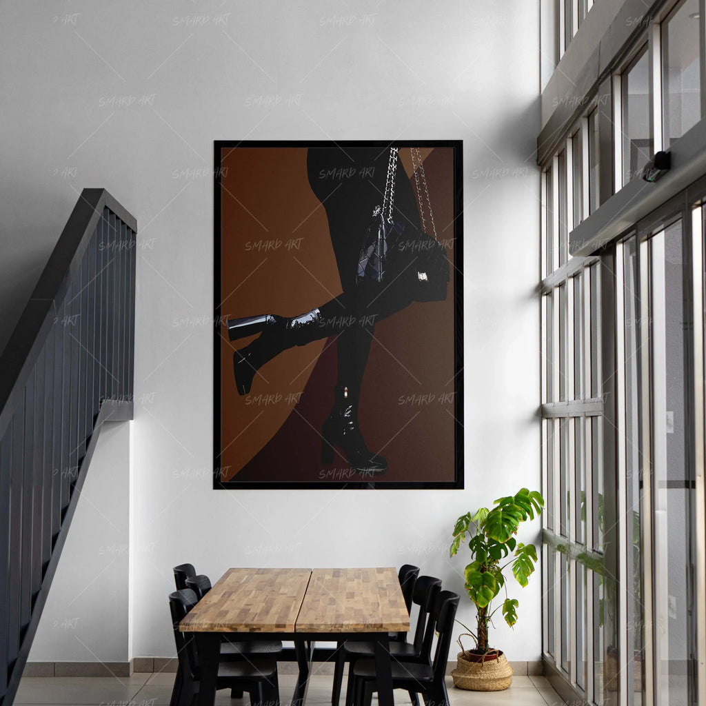 Wall Art Print, Black Outfit for Gallery Walls and Modern Room Decor, 4 Size Options, Designed for Living Rooms, Bedrooms and Home Offices image 2