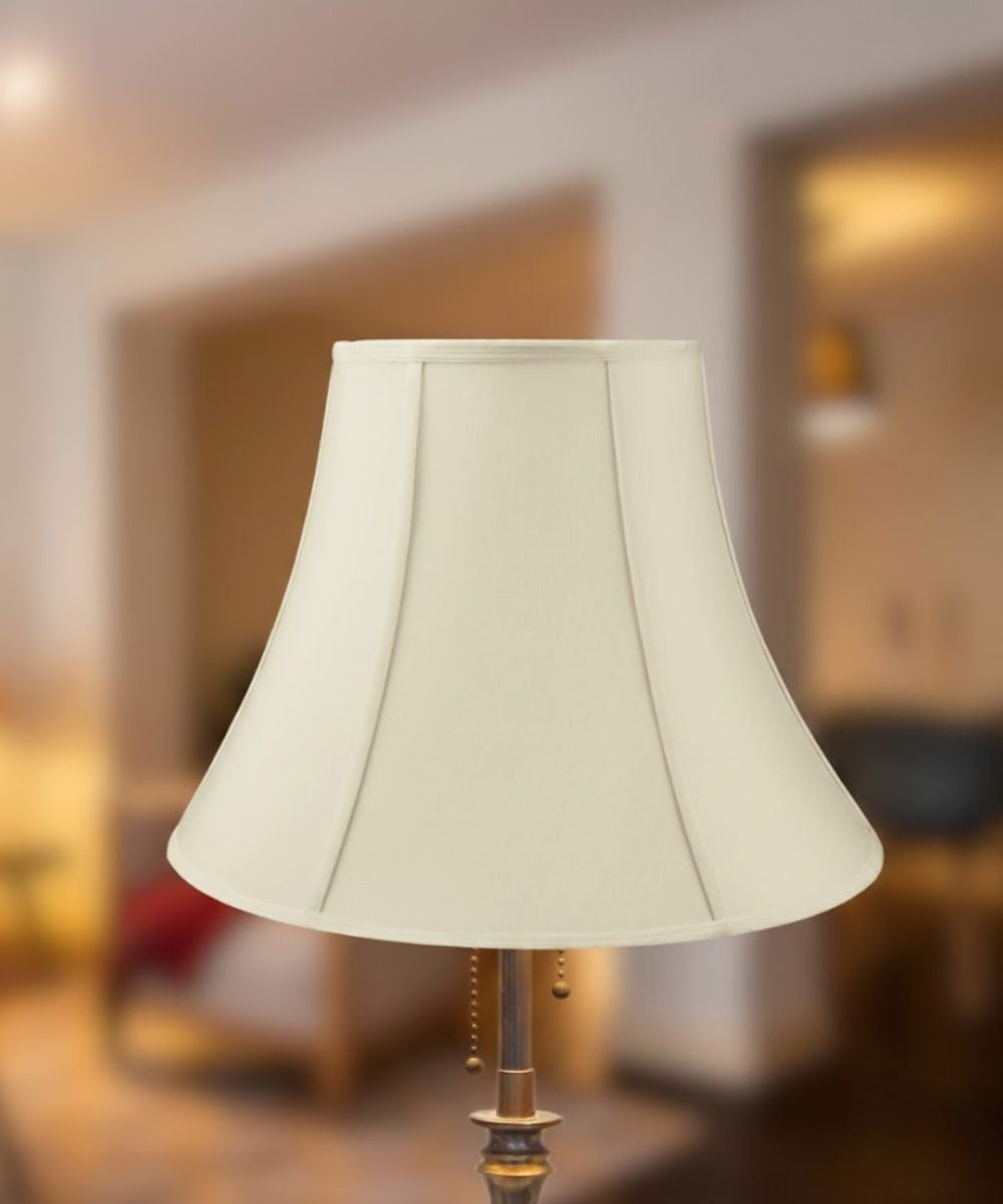 Fabric Lamp Shade, 20"W x 15"H Egg Shell Shantung Bell for Table Lamps, Floor Lamps and Soft Room Lighting image 2