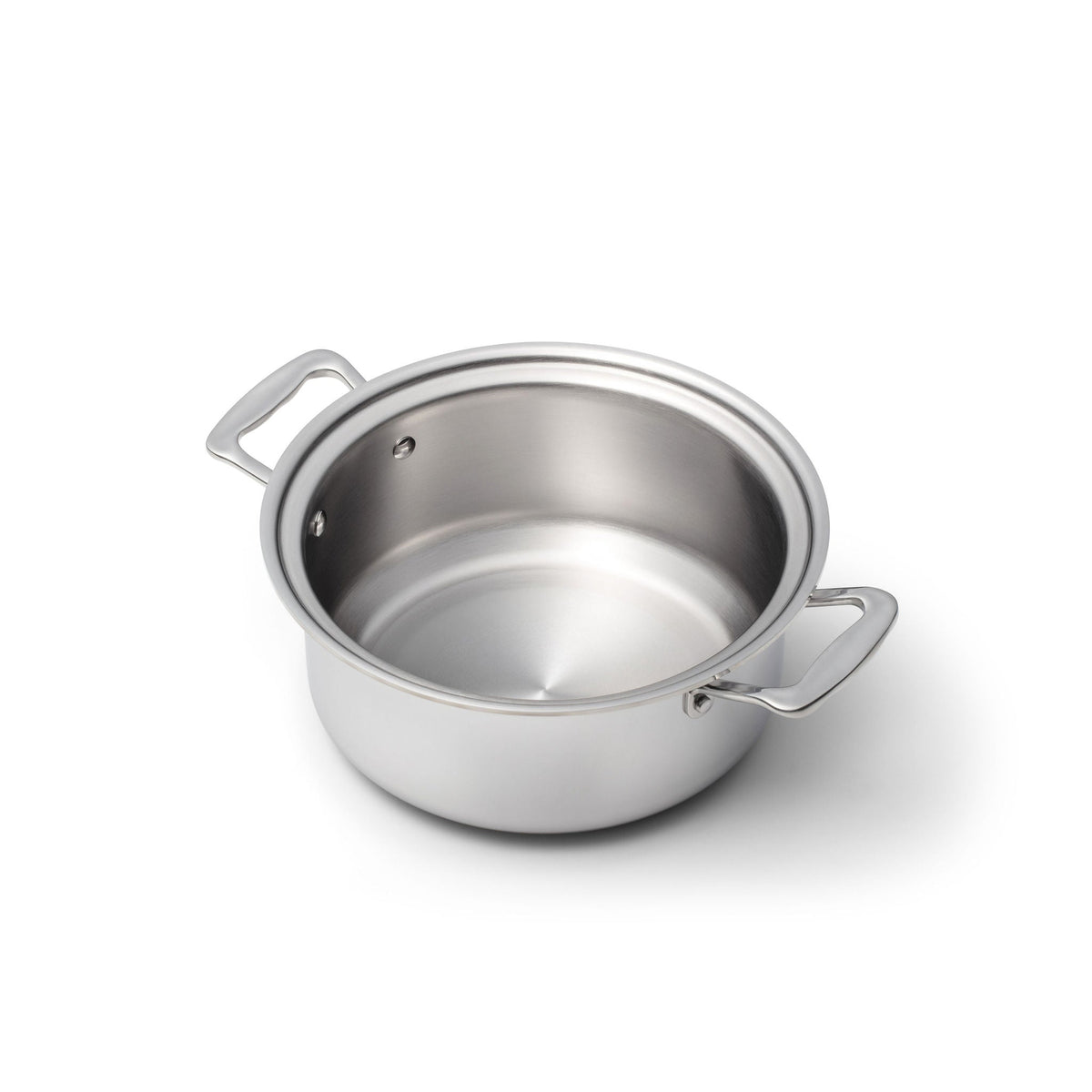 Stainless Steel Stockpot, 4 Quart Stock Pot with Cover, Stainless Steel Construction for Soups, Pasta and Family-Size Cooking image 2