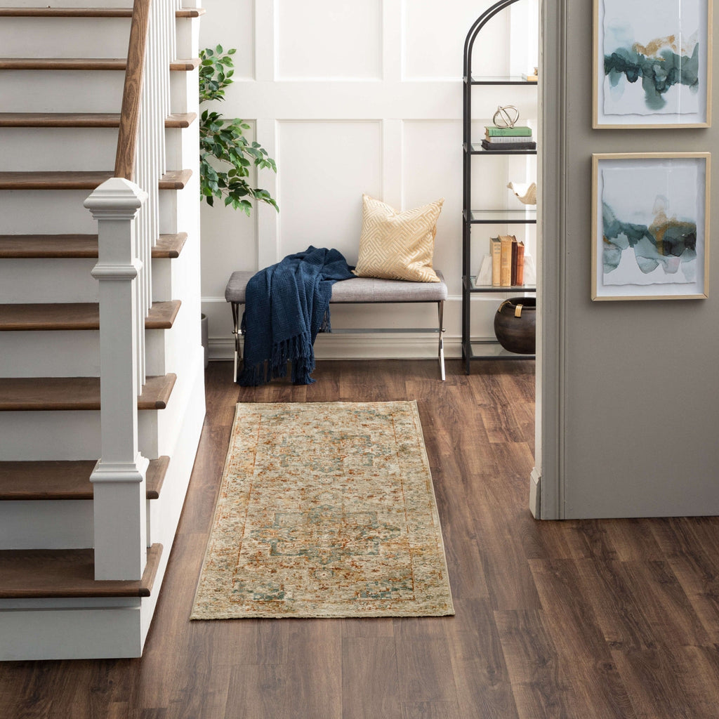Area Rug, Marash Ezine Cream for Living Rooms, Bedrooms and Entryways, 7 Size Options, Designed for Hallways, Dining Spaces and Home Decor image 2
