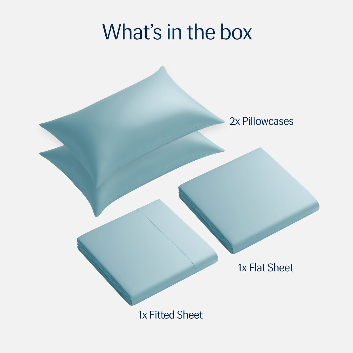 Bed Sheet Set, Evercool and Cooling for Master Bedrooms, Guest Beds and Daily Use, 7 Sizes and 6 Colors image 2