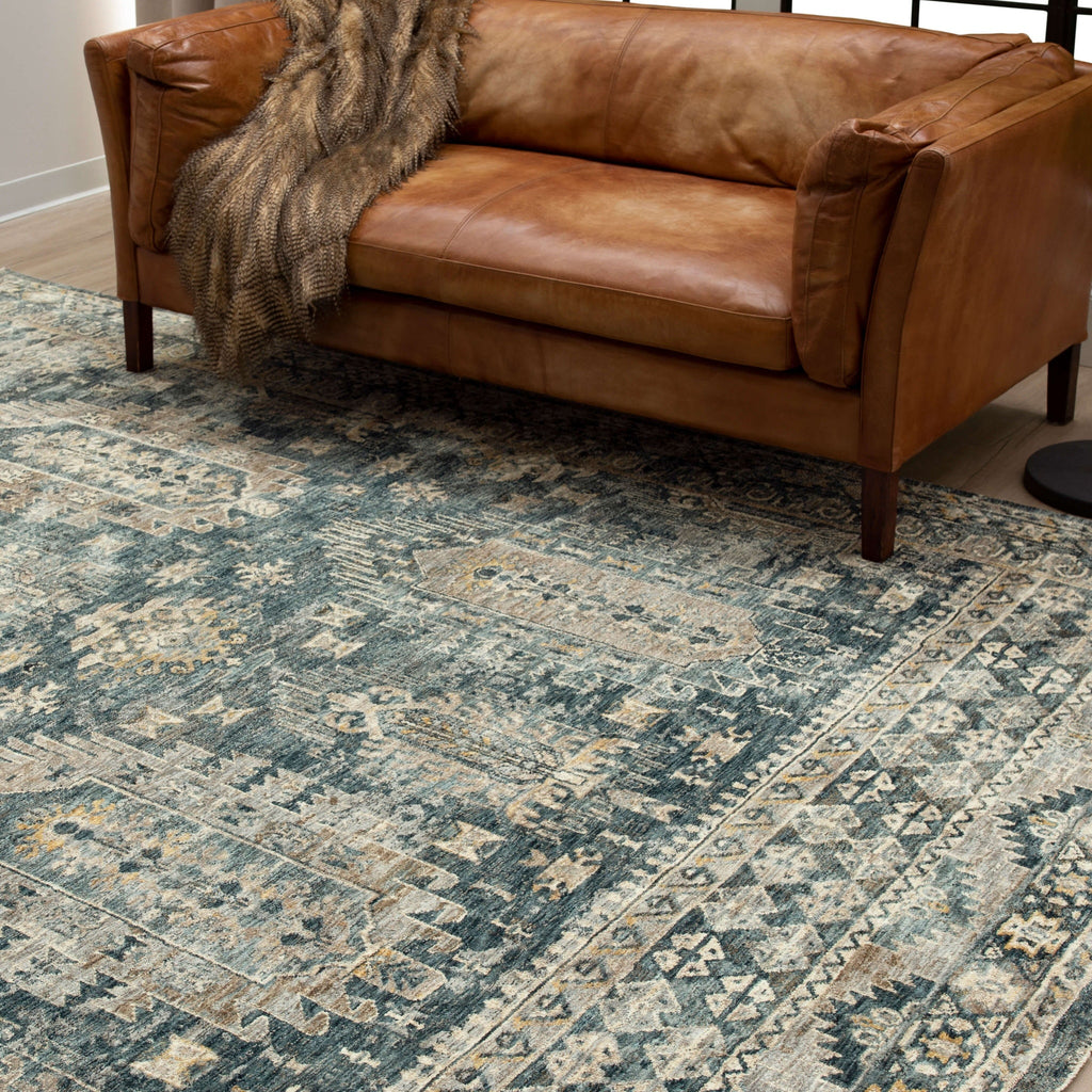 Area Rug, Marash Karamar Blue for Hallways, Dining Spaces and Home Decor, 7 Size Options, Designed for Living Rooms, Bedrooms and Entryways image 2