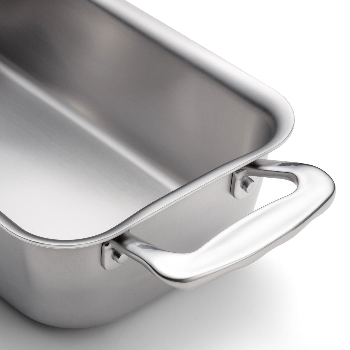 Stainless Steel Loaf Pan, with Handles, Stainless Steel Construction for Sandwich Loaves, Quick Breads and Home Baking image 2